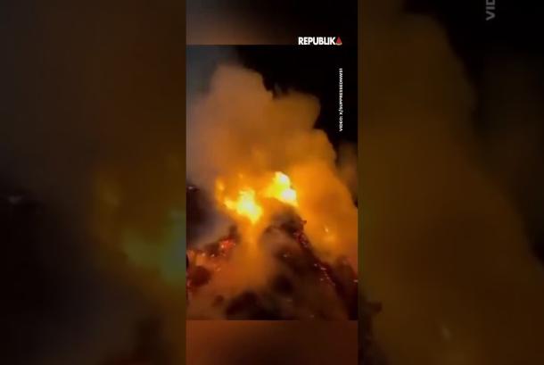 Puluhan Pemukim Isral Bakar Rumah Warga Palestina