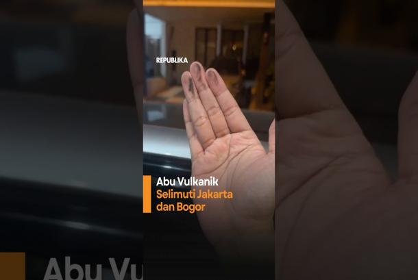 Abu Vulkanik Selimuti Jakarta dan Bogor