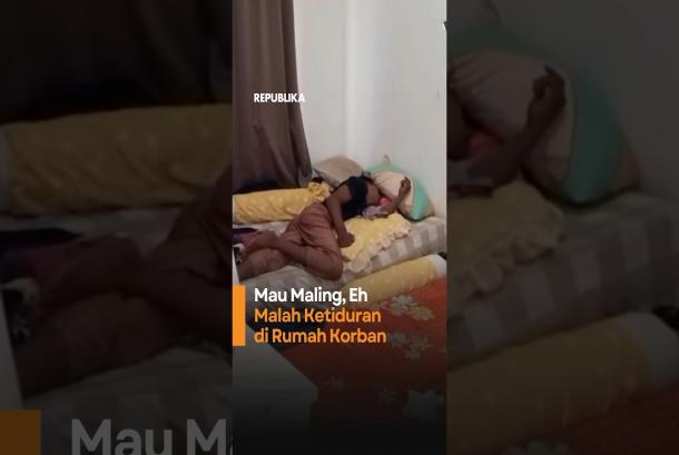 Mau Maling Eh Malah Ketiduran di Rumah Korban