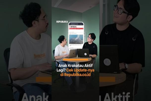 Anak Krakatau Aktif Lagi