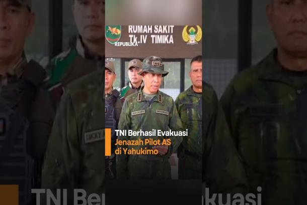 TNI Berhasil Evakuasi Jenazah Pilot AS di Yahukimo