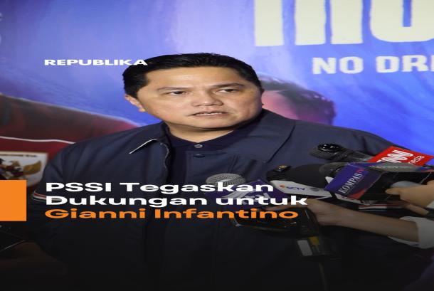 PSSI Tegaskan Dukungan untuk Gianni Infantino sebagai Presiden FIFA