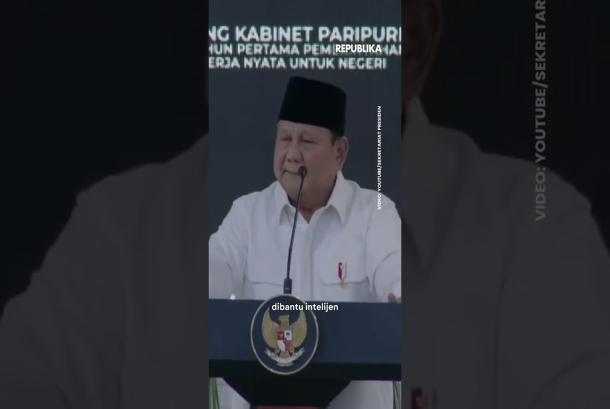 Prabowo Sebut Karhutla sebagai Terorisme Lingkungan