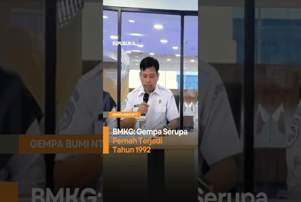 BMKG Gempa Serupa Pernah Terjadi Tahun 1992