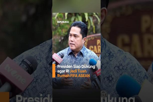 Presiden Siap Dukung agar RI Jadi Tuan Rumah FIFA ASEAN
