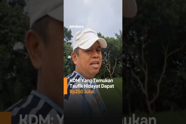 KDM Yang Temukan Taufik Hidayat Dapat Rp250 Juta
