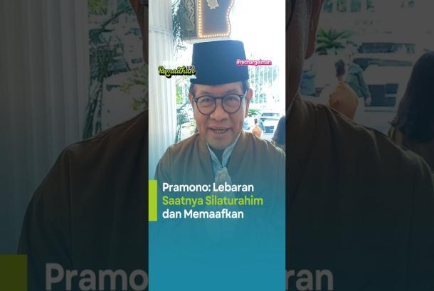 Pramono Lebaran Saatnya Silaturahim dan Memaafkan