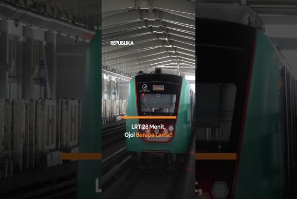 Adu Kecepatan dan Harga LRT Jakarta Fase 1B dengan Ojek Online menuju Manggarai