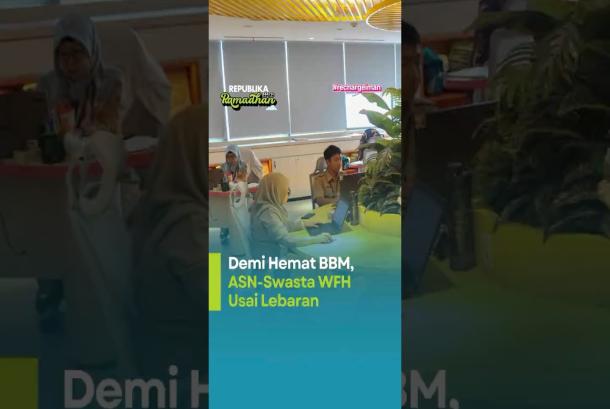 Pemerintah Terapkan WFH ASN dan Swasta Usai Lebaran Demi Hemat BBM