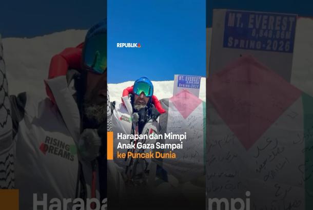 Harapan dan Mimpi Anak Gaza Sampai ke Puncak Dunia