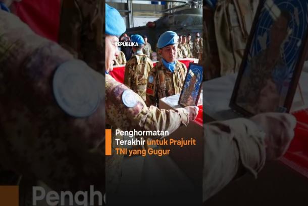 Penghormatan Terakhir untuk Prajurit TNI yang Gugur