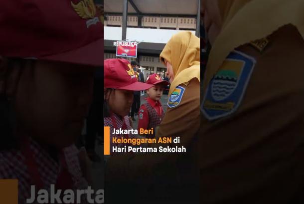 Hari Pertama Sekolah ASN DKI Diizinkan Telat Masuk Kantor