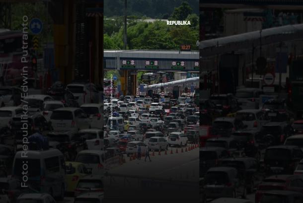 Puncak Arus Balik 2026 85 Ribu Kendaraan Padati GT Cikatama