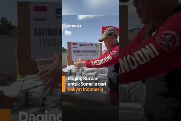 Daging Kurban untuk Somalia dari Rakyat Indonesia