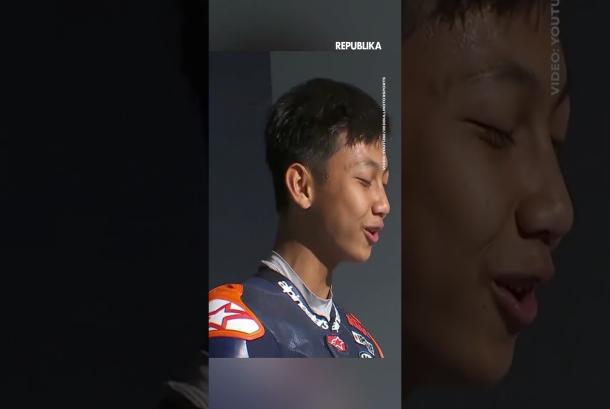 Kiandra Ramadhipa Juarai Kelas Moto4 di Spanyol