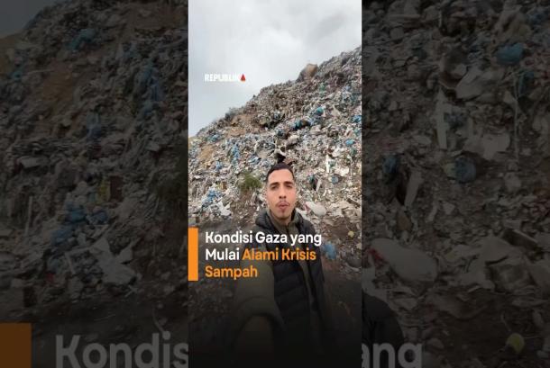 Kondisi Gaza yang Mulai Alami Krisis Sampah