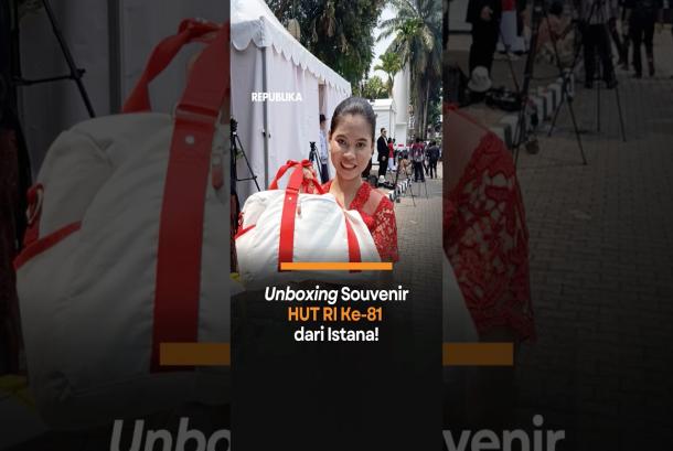 Unboxing Souvenir HUT RI Ke81 dari Istana