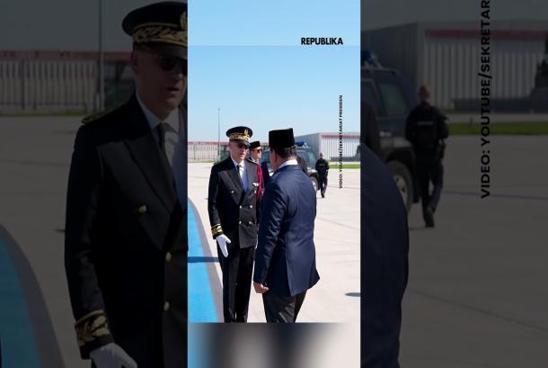 Presiden Prabowo Tiba di Prancis