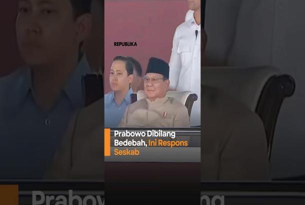 Prabowo Dibilang Bedebah Ini Respons Seskab