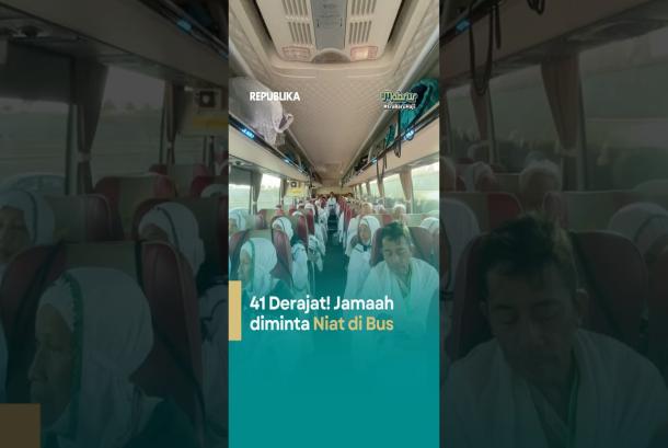 Suhu Bir Ali 41 Derajat Jamaah Lansia Diimbau Niat Ihram di Bus
