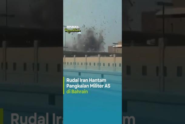 Rudal Iran Hantam Pangkalan Militer AS di Bahrain