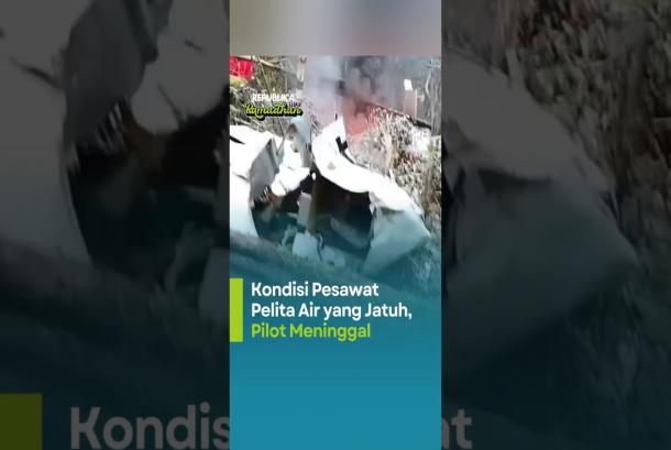 Kondisi Pesawat Pelita Air yang Jatuh di Nunukan