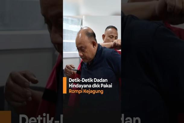 DetikDetik Dadan Hindayana dkk Pakai Rompi Kejagung