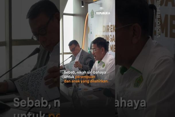Kemenag Soroti Jasa Nikah Siri Ditjen Bimas Islam Bahaya untuk Perempuan dan Anak