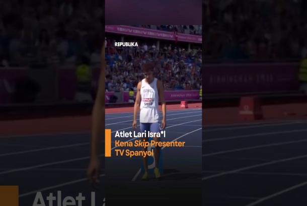 Atlet Lari Israel Kena Skip Presenter TV Spanyol