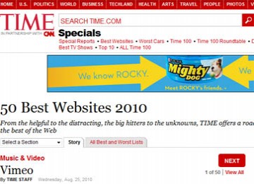 Rotoworld - 50 Best Websites 2010 - TIME