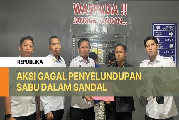 Petugas Lapas Indramayu Gagalkan Penyelundupan Sabu dalam Sandal
