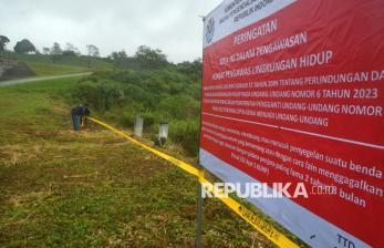 In Picture: Langgar Aturan Lingkungan, Pembangunan KEK Lido Disegel Pemerintah