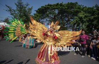 In Picture: Semarak Pawai Kemerdekaan Jogja Fashion Carnival 