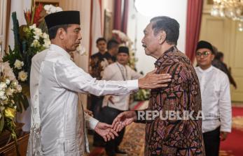 Pejabat Negara Hadiri <i>Open House</i> yang Digelar Jokowi