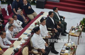 In Picture: Prabowo dan Anies ikuti Penetapan Calon Presiden dan Wakil Presiden Terpilih