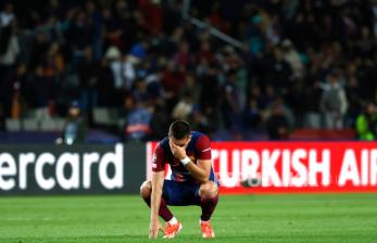 Wajah Lesu Pemain Barcelona Seusai Dibantai PSG