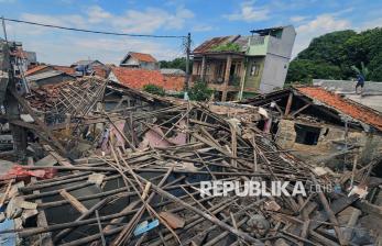 Penampakan 13 Rumah di Pondok Cabe Tangsel yang Rusak Akibat Ledakan Misterius