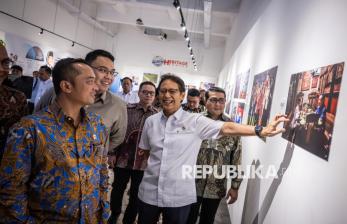 Jejak 1 Tahun Pemerintahan Prabowo-Gibran di Pameran Jurnalistik Haluan Merah Putih