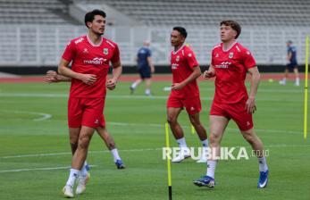 Melihat Latihan Perdana Timnas Indonesia Jelang FIFA Series, Ada Elkan Baggot 