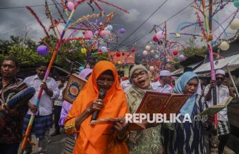 Tradisi Hadrat Jadi Simbol Kebersamaan Warga saat Momen Idul Adha di Pulau Bacan