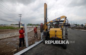 In Picture: Melihat Persiapan Jalan Tol Fungsional Klaten-Prambanan