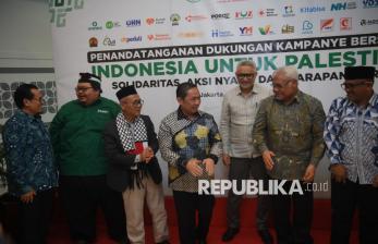 In Picture: Kampanye Bersama Penggalangan Bantuan Kemanusiaan untuk Gaza