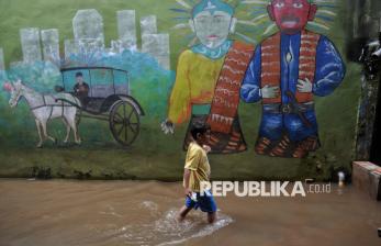 In Picture: Hujan Deras, Permukiman Warga di Kebon Pala II Jakarta Terendam Banjir 