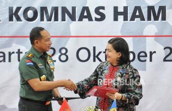 In Picture: TNI dan Komnas HAM Jalin Sinergi Perlindungan HAM