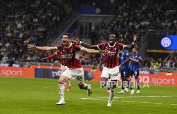 In Picture: Gol Matteo Gabbia di Menit Akhir Pertandingan Bawa AC Milan Taklukkan Inter Milan