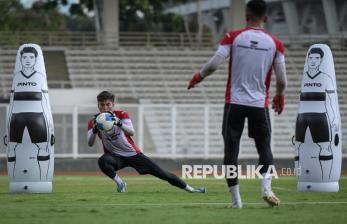 In Picture: Timnas U-20 Indonesia Gelar Latihan Jelang Piala Asia 2025