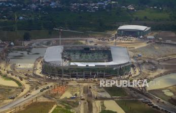 In Picture: Progres Pembangunan Stadion Utama Sumatera Utara Capai 90 Persen