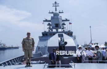 Kapal Perang Rusia Sandar di Pelabuhan Tanjung Priok, Ikuti Latihan Bersama TNI AL