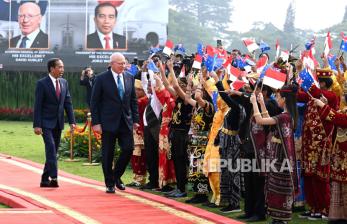 In Picture: Bertemu Presiden Joko Widodo, Gubernur Jenderal AS Diajak Keliling Kebun Raya Bogor