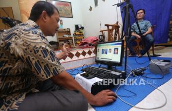 Jemput Bola Perekaman KTP Elektronik di Aceh Barat